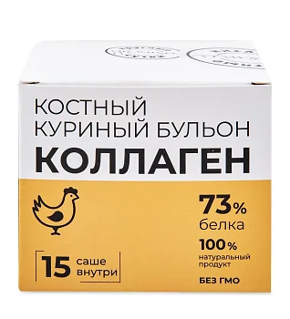 Костный бульон Куриный 5г саше (15шт-1кор)