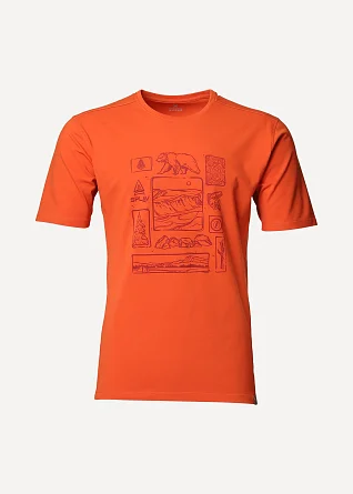 Футболка Сплав Mark Karelia оранжевая