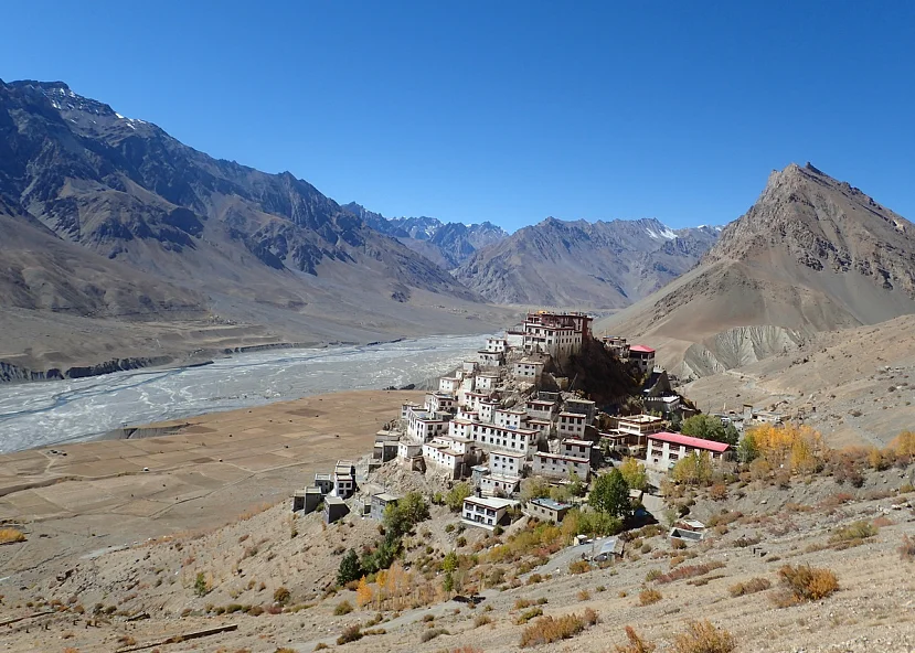 Буддистский монастырь в Гималаях