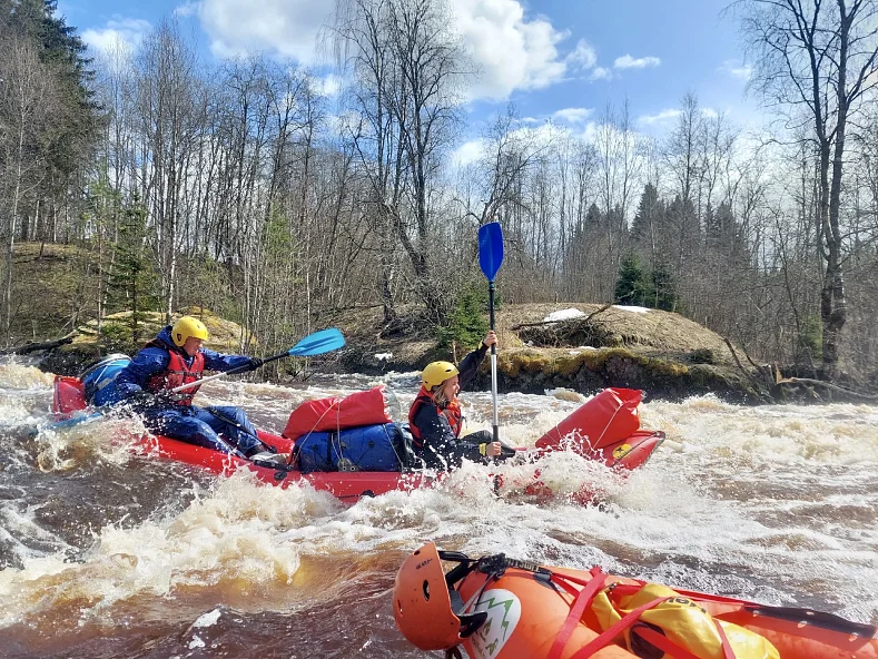 Надувная байдарка для бурной воды