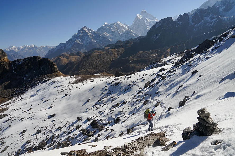 Рюкзак Сплав Gradient Light 50 v2 S салатовый Треккинг в Непале