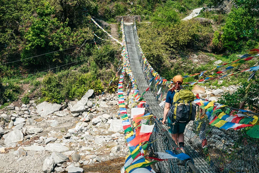 Рюкзак Сплав Gradient Light 50 v2 S салатовый Треккинг в Непале