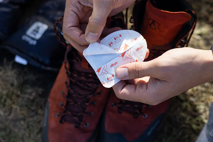 Химическая грелка для ног