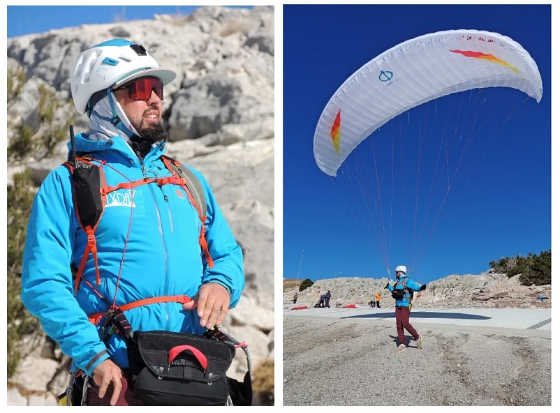 Куртка Сплав Balance мод 3 мембрана морская волна Параглайдинг в Турции