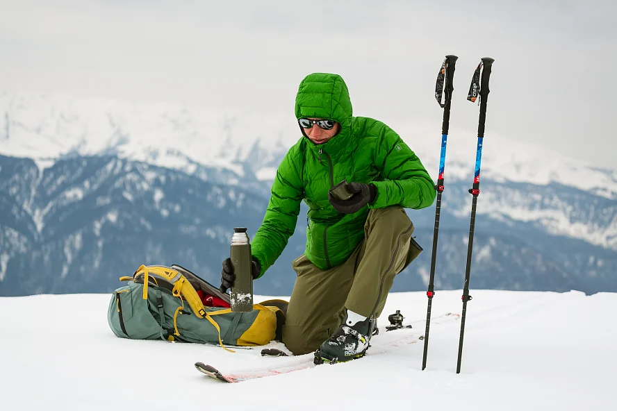 Пуховая куртка для скитура