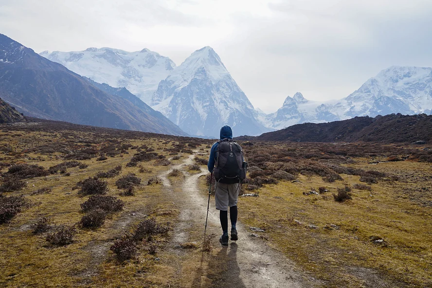 Рюкзак Сплав Gradient Light 50 v2 M серый Треккинг в Гималаях