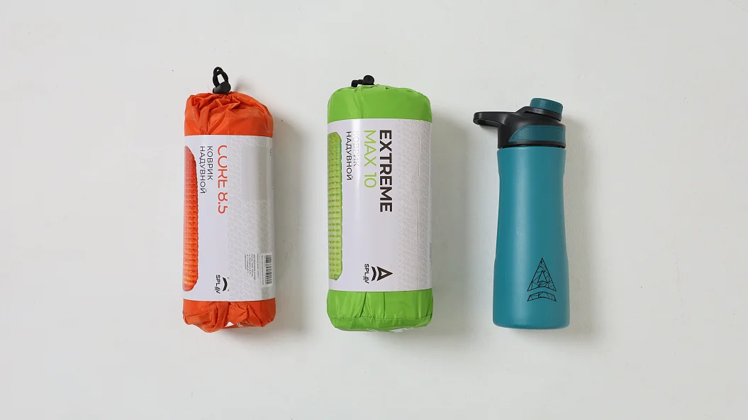 Туристические коврики у упакованном виде